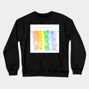 Rainbow Drool Crewneck Sweatshirt